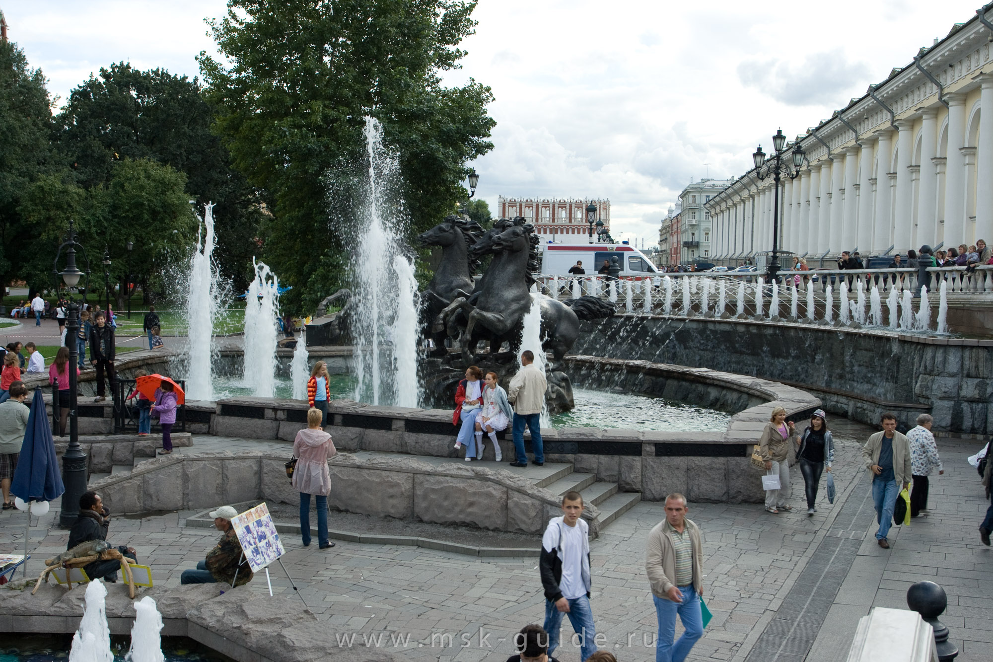 Александровский сад в Москве, фонтаны Александровский сад в Москве, фонтаны