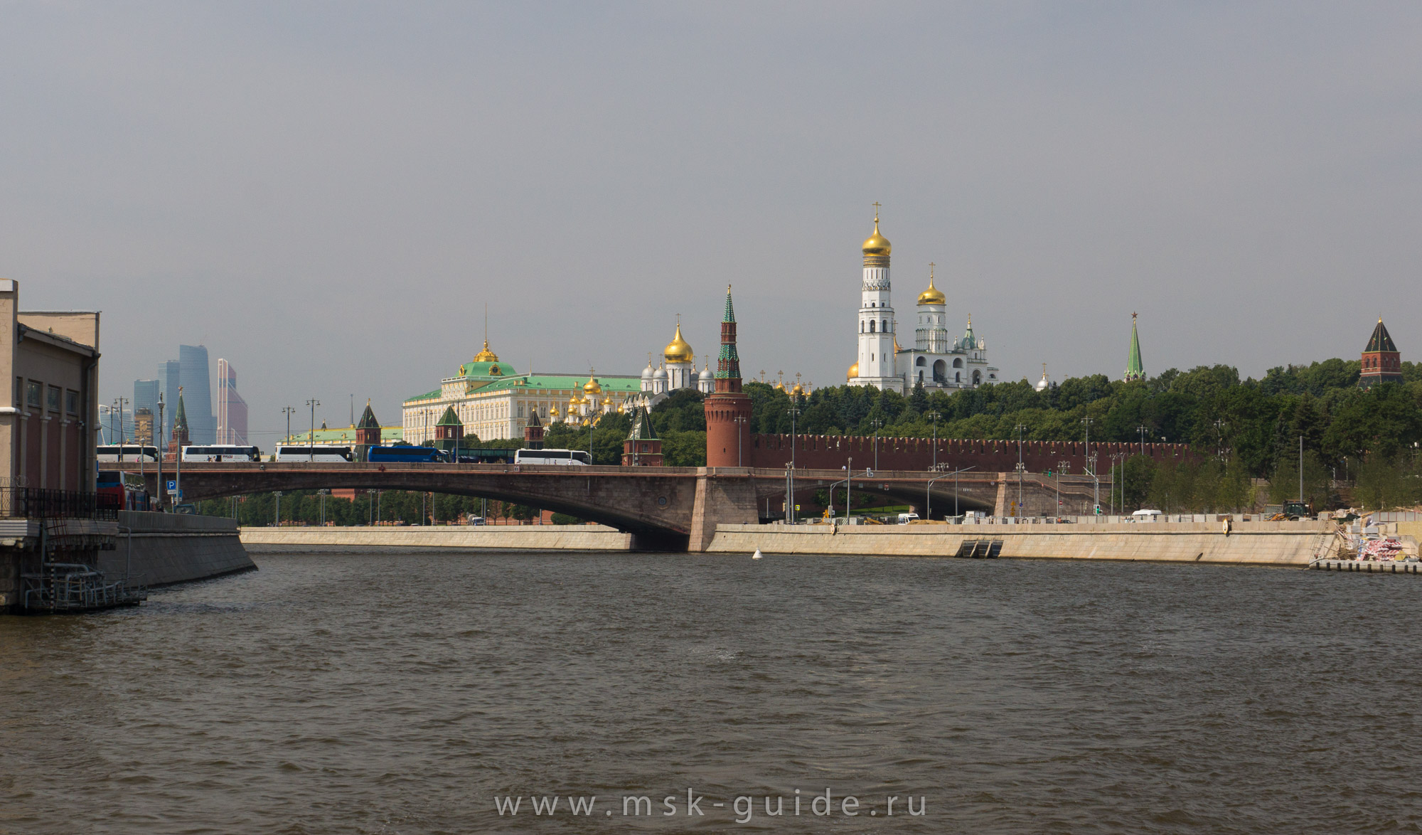 Кремль, Москва-Сити и Большой Москворецкий мост Кремль, Москва-Сити и Большой Москворецкий мост