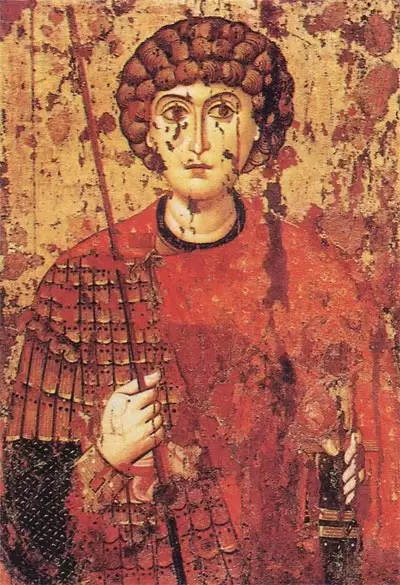 Святой Георгий. 12 в. Святой Георгий. 12 в.