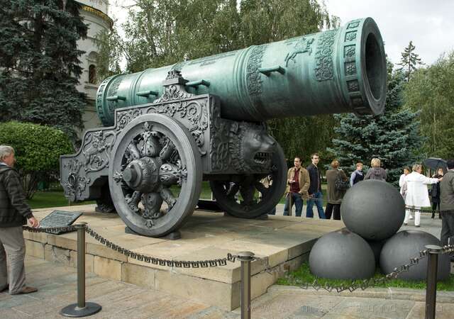 Царь-пушка в Москве: история и фото, описание и интересные факты