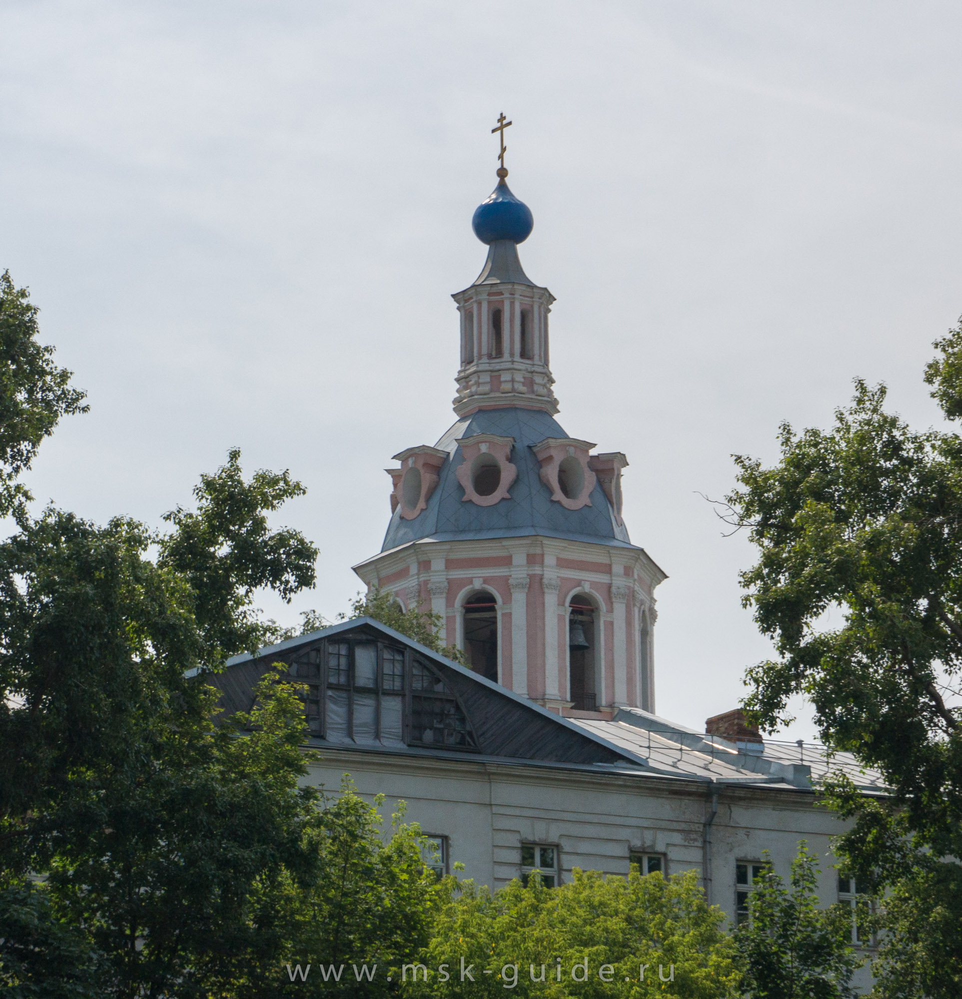 Андреевский монастырь, купол храма Иоанна Богослова