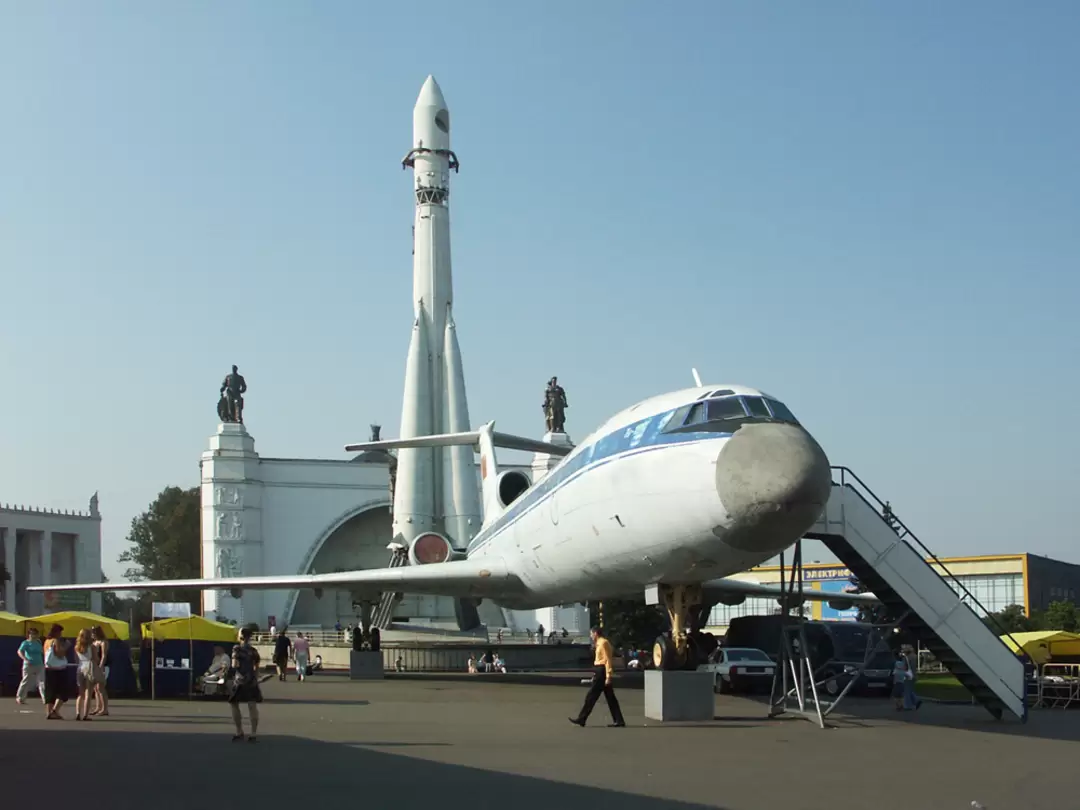 Туполев-154 (уничтожен) на ВДНХ Туполев-154 (уничтожен) на ВДНХ