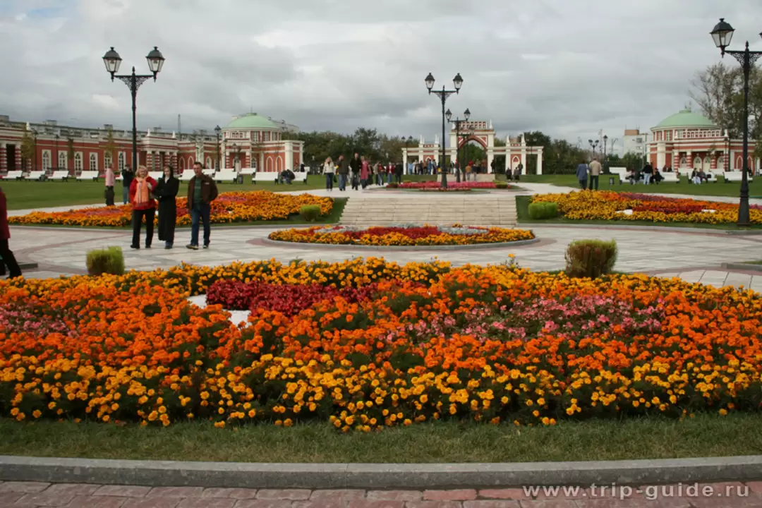 Цветники в Царицыно Цветники в Царицыно