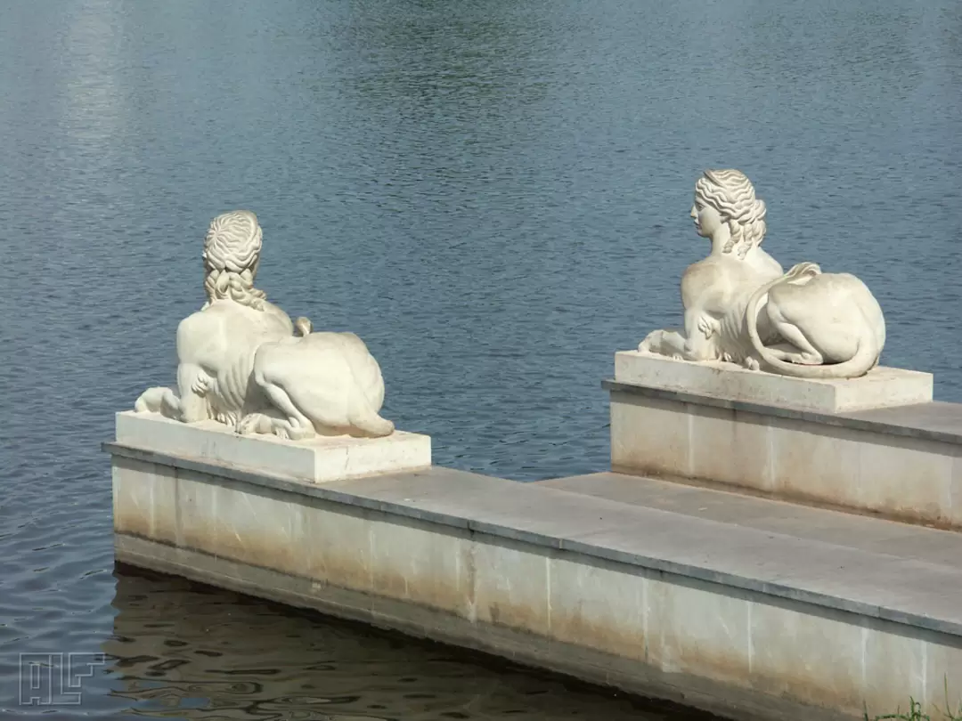 Причал со сфинксами в Царицыно Причал со сфинксами в Царицыно