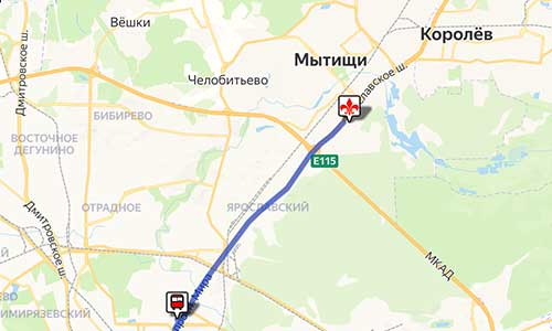 Как мне доехать на автобусе от метро Медведково до парка кв-ква?