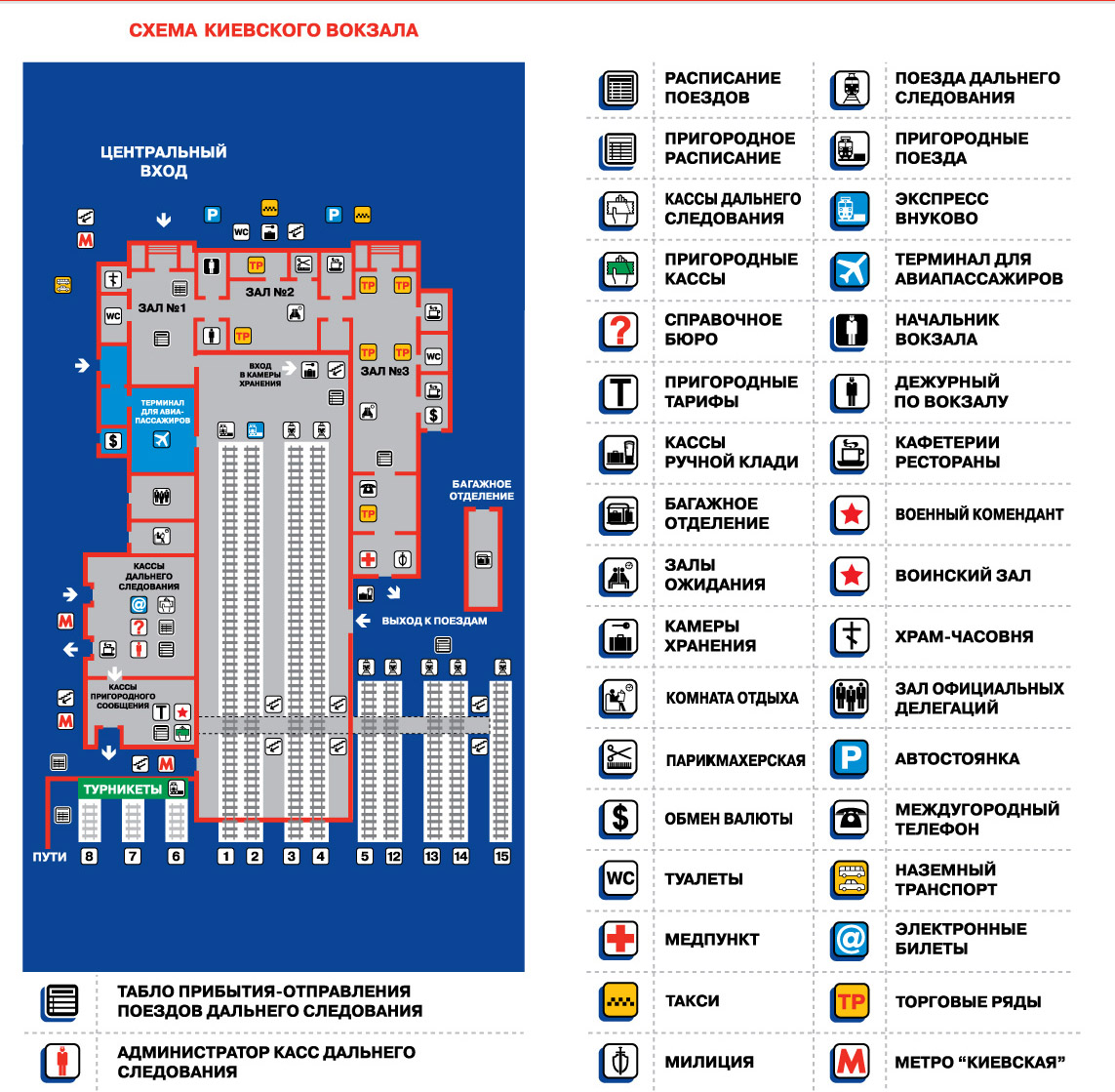 вокзал киевский схема
