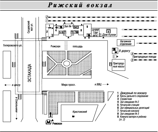 План ленинградского вокзала в москве внутри